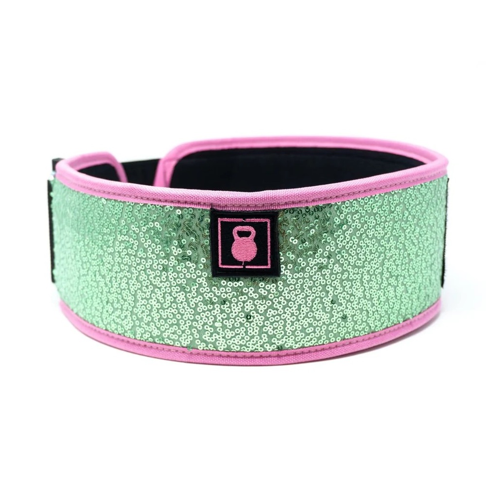2pood sweet tart sparkle weightlifting belt small